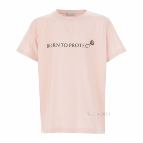 [몽클레어] 22FW 주니어 8C00036 899M5 50J 본 투 프로젝트 반팔 티셔츠 핑크 12세